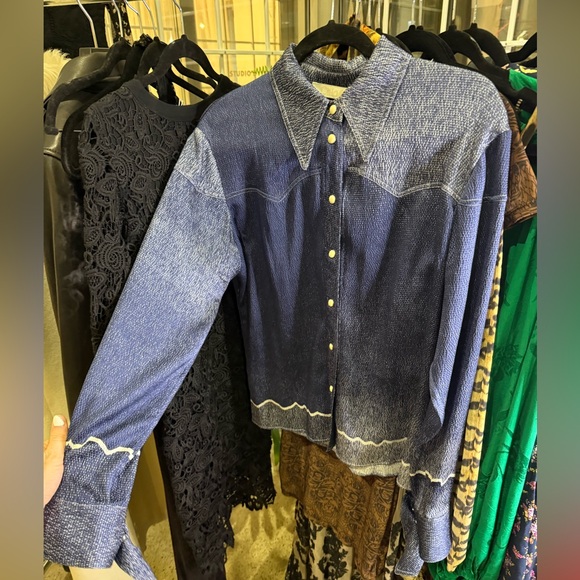 NWT Chloé Cowboy Shirt (sold out everywhere) - Picture 9 of 12